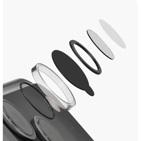 Uniq optix clearshield frameguard iphone 17 pro (2025) 6.3 camera lens protector - crystal (clear)